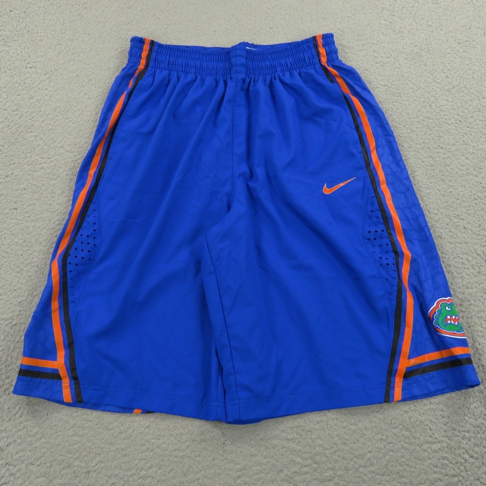 Nike Florida Gators Practice Shorts Mens XL Blue 2012 Team Issued Dri Fit